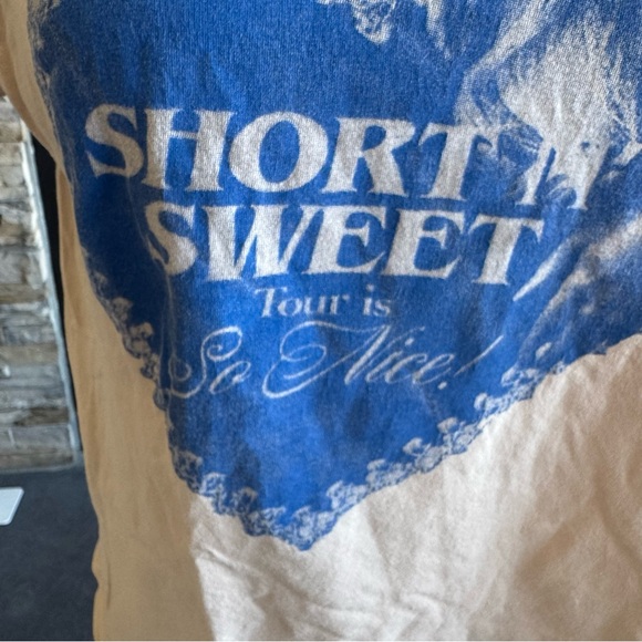 Blue and Tan Graphic Tee - Picture 3 of 14